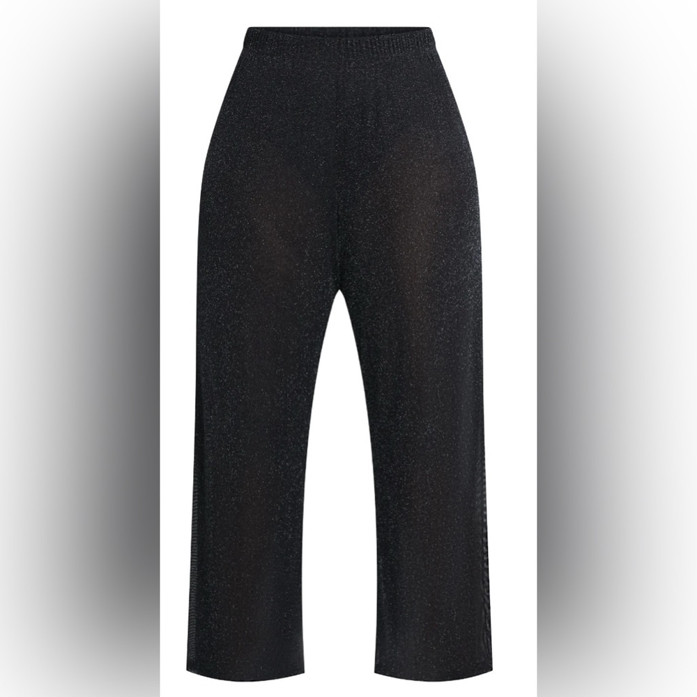 Time and Tru Black Wide Leg Swim Pants